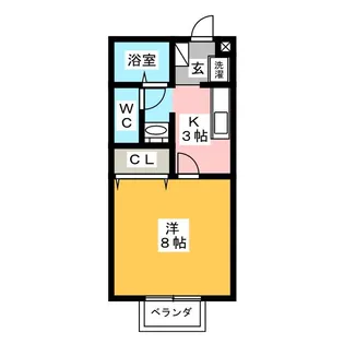みいと寮らん【2階】の間取り