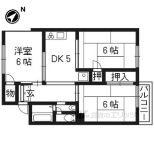 クッキィーB【1階】の間取り