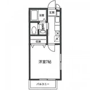 パナハイツ柏木【2階】の間取り