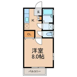 サンライズ【2階】の間取り