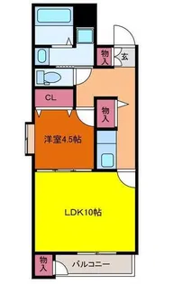 フラワーフェアリ【2階】の間取り