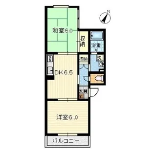 パークレイン川崎大師【1階】の間取り