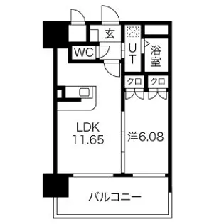 アルティザ仙台花京院【5階】の間取り