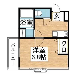 アネックス長者原B棟【2階】の間取り