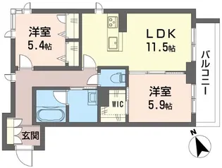 アリエッタ【3階】の間取り