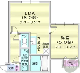 ハイム東環駅【2階】の間取り
