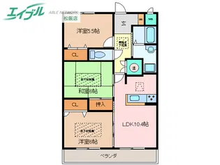 ルネスガーデン【1階】の間取り