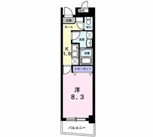 ガーデンフォート公津の杜【2階】の間取り