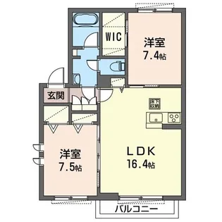 エクラージュ【1階】の間取り