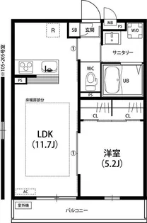 リブリ・アイリス【1階】の間取り