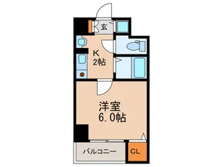グローディア天満橋【7階】の間取り