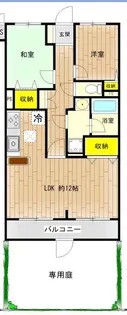 ライオンズマンション成城南【1階】の間取り