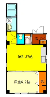 ホワイトビル【3階】の間取り