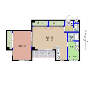 トランキル【2階】の間取り