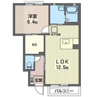CHIHIRO HOUSE B【1階】の間取り