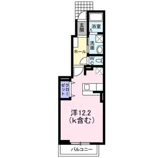 レジェンダリーA【1階】の間取り