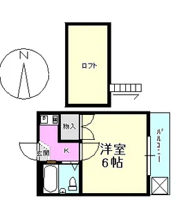 パレスかとう【1階】の間取り