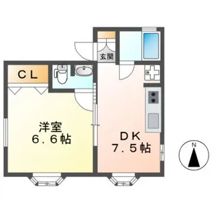 ルネサスII【2階】の間取り