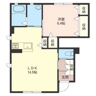 グランドゥールS・G【1階】の間取り