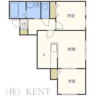 プレゼンス八軒【3階】の間取り