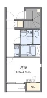 東京都八王子市散田町1【アパート】の間取り