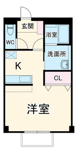 シティハイム城南A【2階】の間取り