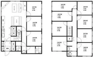 東京都大田区大森北6【一戸建】の間取り
