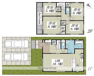 埼玉県久喜市栗橋東1【一戸建】の間取り