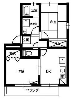 グランドール久【1階】の間取り