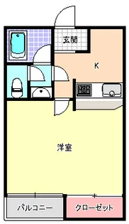 カーサ照ケ丘4【2階】の間取り