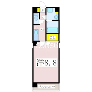 鹿児島県鹿児島市鴨池2【マンション】の間取り