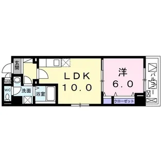 ビオレッテ山吹【5階】の間取り