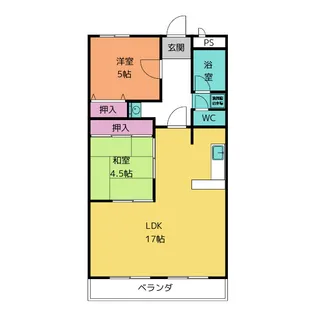 コンチェルト.プラザ雅【4階】の間取り