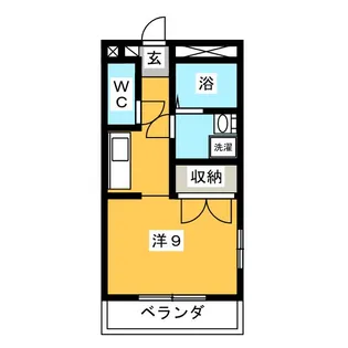 キャンパスサイド【2階】の間取り