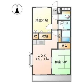 ウィンコート【1階】の間取り