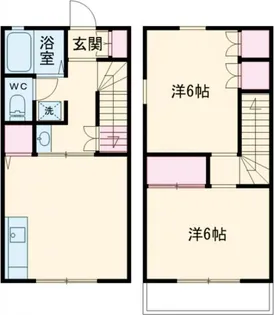 千葉県茂原市中の島町【一戸建】の間取り