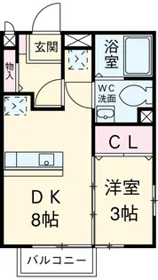 エミネンス双葉B【2階】の間取り