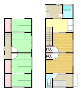 山口県下関市彦島田の首町2【一戸建】の間取り