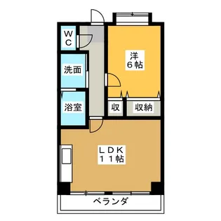 スカイヒルズ宮島【3階】の間取り
