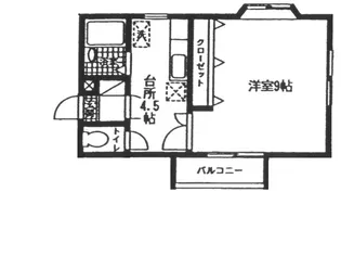 ハイツエリエート【1階】の間取り