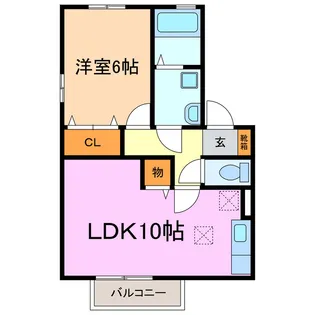 プリメゾンフーガ【2階】の間取り