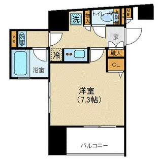 東京都台東区下谷1【マンション】の間取り