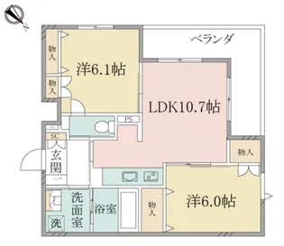 (シニア限定)へーベルヴィレッジ横浜丸山台~ヴィレッジ横浜丸山台~【2階】の間取り