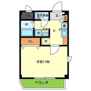 ビアンフェ【2階】の間取り