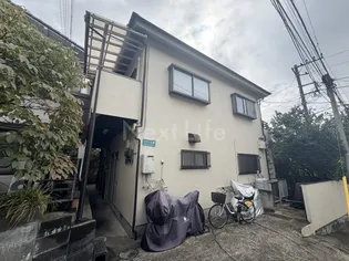 フラット田園【1階】の外観