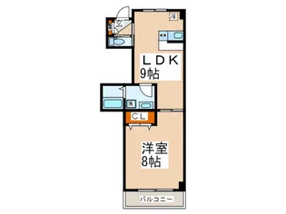 パステル八芳【4階】の間取り