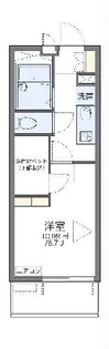 レオパレスよろづやII【1階】の間取り