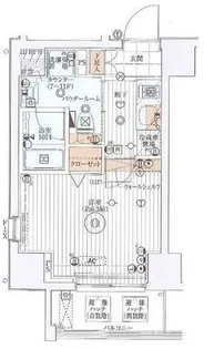 東京都江東区新大橋1【マンション】の間取り