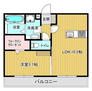 アルフィーネII【3階】の間取り