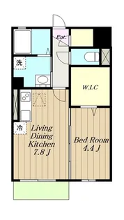 ヒルサイドパレス【1階】の間取り